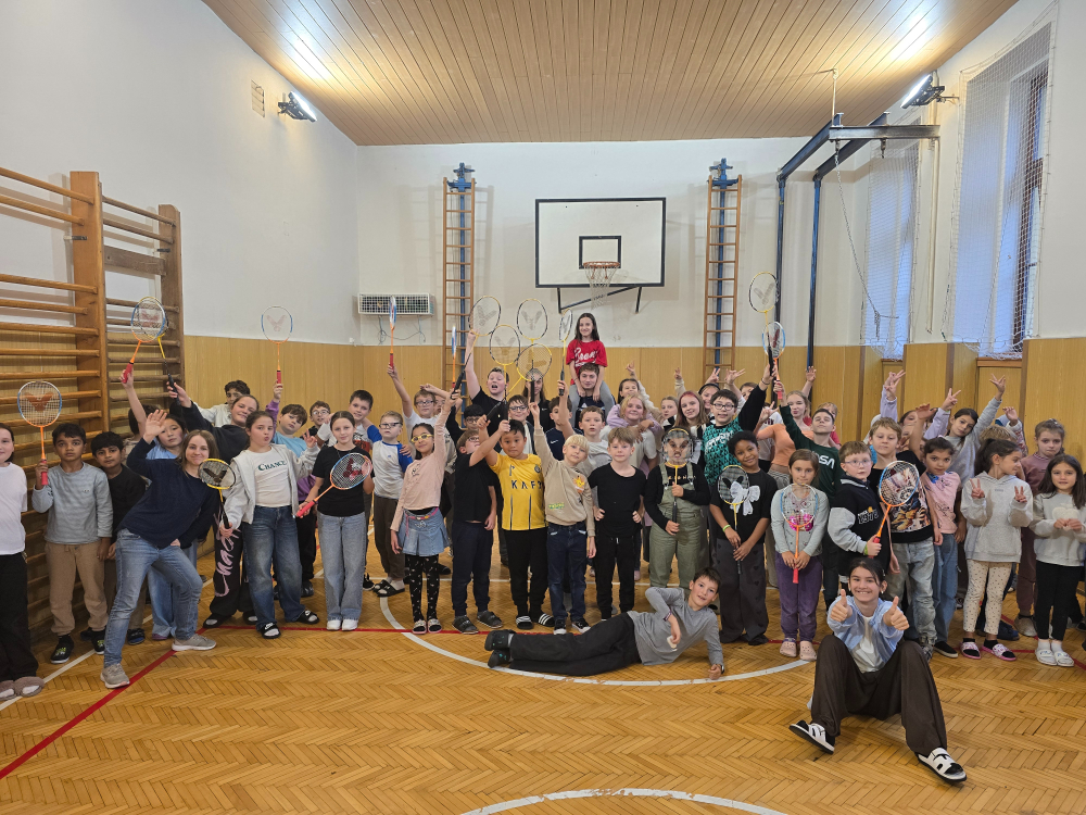 Ukázka badmintonu pro žáky ZŠ Staňkova